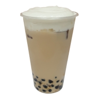 Tapioca Pearl Earl Grey Milk Tea with Sea Salt Cream